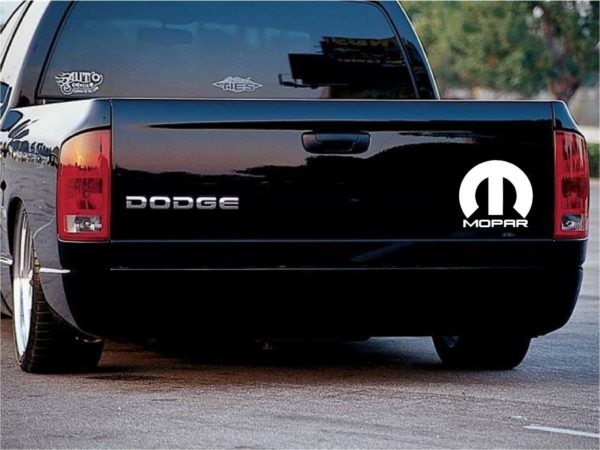 OEM Mopar Logo Bed Tailgate Decal Window Banner Hood Vinyl Sticker Side Bed Graphics