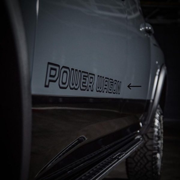 OEM Mopar "Power Wagon" Door Tailgate Decal Graphic Kit 3PC New Fits Dodge Ram Rebel Universal Oracle