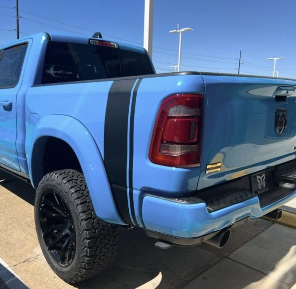 OEM Dodge Ram Black Widow Badlander Bedside Decal Stripes New 2PC Set 2018-2025 Models Super High Quality Universal