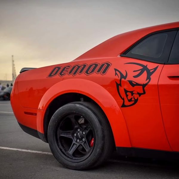 OEM Dodge Demon Challenger  Decals New 2PC Set Fits Rear Quarter Panels Driver & Passenger Sides SRT Demon RT 392