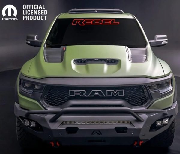 OEM Dodge RAM Rebel center windshield Decals New 1PC Universal Fits All Truck Models