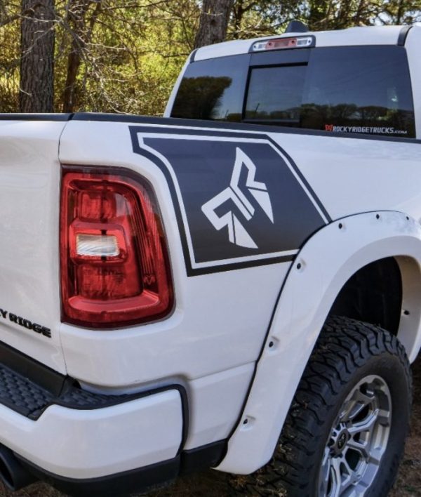 OEM Mopar Dodge Ram Rocky Ridge Bedside Graphic Decals New 2PC Set Universal Rare