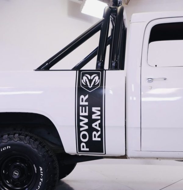 OEM Vintage 1990 Dodge Ram Power Wagon Bedside Decals New 2PC Set Vinyl Oracle Universal Mopar NOS