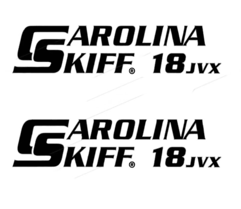 Carolina Skiff 18 JVX Boat Yacht Replacement Decals 2PC Set Vinyl New 36” OEM