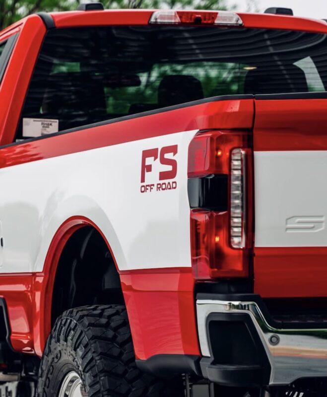 OEM FORD SUPER DUTY “FS OFF-ROAD” BEDSIDE DECALS NEW 2PC SET UNIVERSAL ORACLE VINYL - Image 3