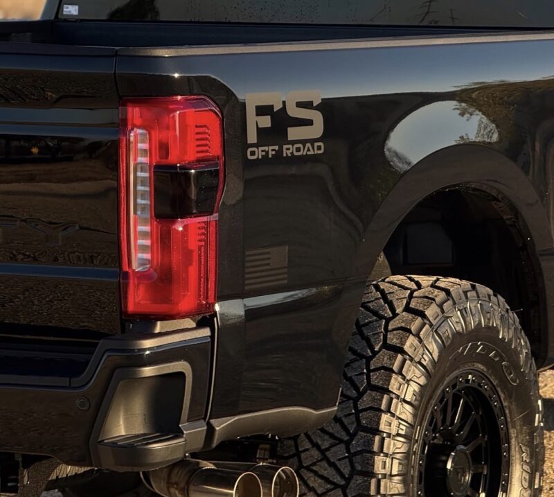 OEM FORD SUPER DUTY “FS OFF-ROAD” BEDSIDE DECALS NEW 2PC SET UNIVERSAL ORACLE VINYL - Image 2
