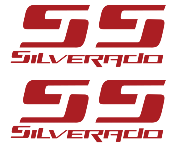 Chevrolet Silverado SS Bedliner Decals OEM 2PC Set New 1500