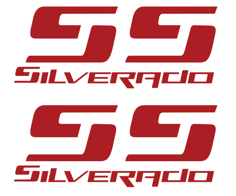 Chevrolet Silverado SS Bedliner Decals OEM 2PC Set New 1500