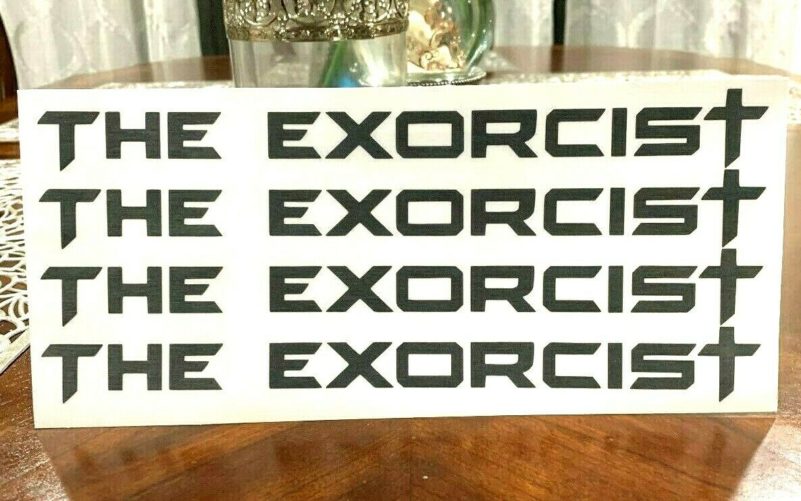 Chevy Mopar The Exorcist Body Decals Logo New OEM 4pc Camaro Challenger Corvette