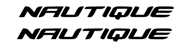 " Nautique " Boat Marine Yacht Decals (Set of 2) - OEM New Oracle