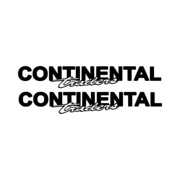 " Continental " Boat Trailer Decals (Set of 2) - OEM New Oracle