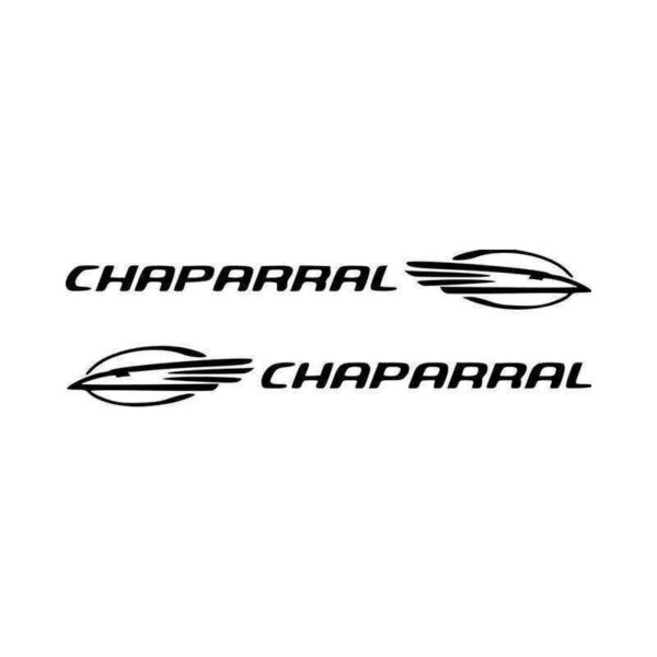 Chaparral Boat Yacht Decals 2PC Set Vinyl High Quality New Stickers OEM