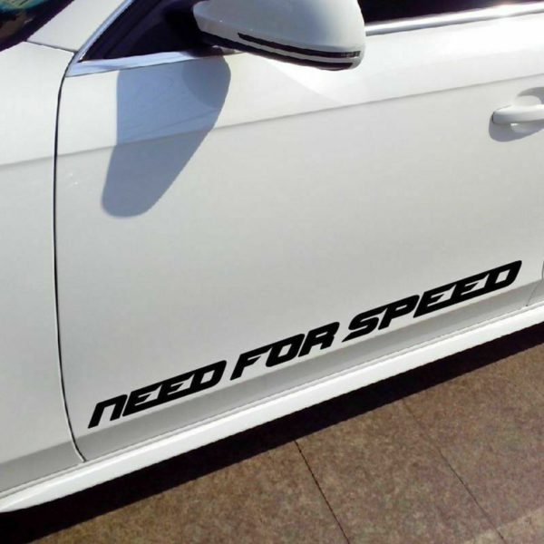 Custom Need For Speed Decal Kit Car Doors New 2PC Set Fits All Cars & Trucks