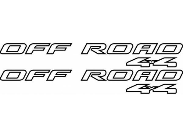 Off Road 4X4 Decals 2PC Set New Fits Jeeps Trucks Cars Universal