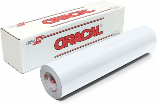 Oracle 651 Glossy White Vinyl 12 Inches by 150 Feet-White, 12" x 150'