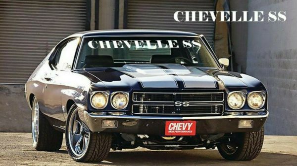 Chevrolet Chevelle SS Windshield Decal NEW Custom 1PC Oracle