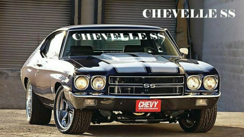 Chevrolet Chevelle SS Windshield Decal NEW Custom 1PC Oracle