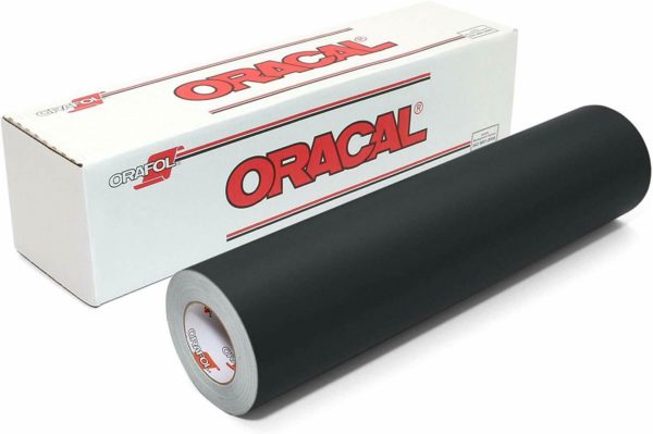 Oracle 631 Matte Vinyl 12 Inches by 150 Feet-Black, 12" x 150'
