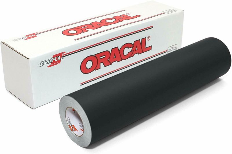 Oracle 631 Matte Vinyl 12 Inches by 150 Feet-Black, 12" x 150'