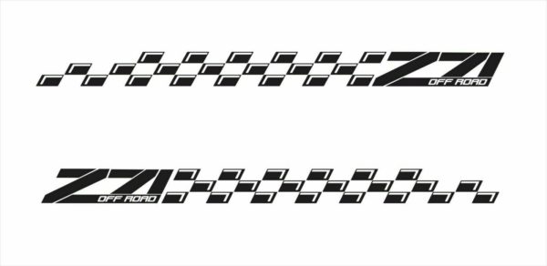 Chevrolet Silverado Z71 Off Road Bedliner Decals OEM 2PC Set New 1500 2500