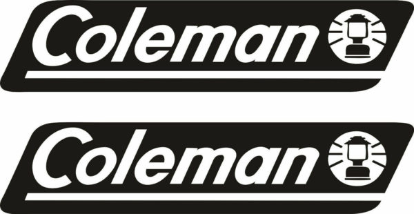 "Coleman Camper" RV Decals (Set of 2) - OEM New Oracle