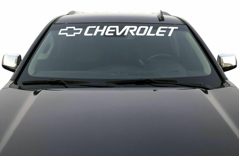 2019 Chevrolet Chevy Blazer Bow tie Windshield Decal Fits All Models New 1Pc