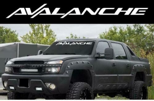 Chevrolet Avalanche Windshield Body Decal Sticker New Custom 1PC