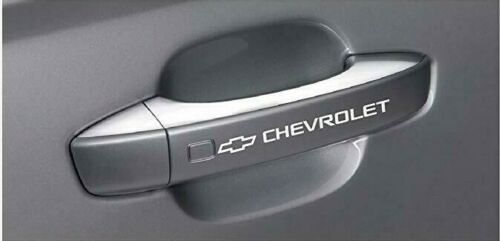 4 X Chevrolet Chevy Door Handle Decals Stickers Graphics Vinyl New Universal