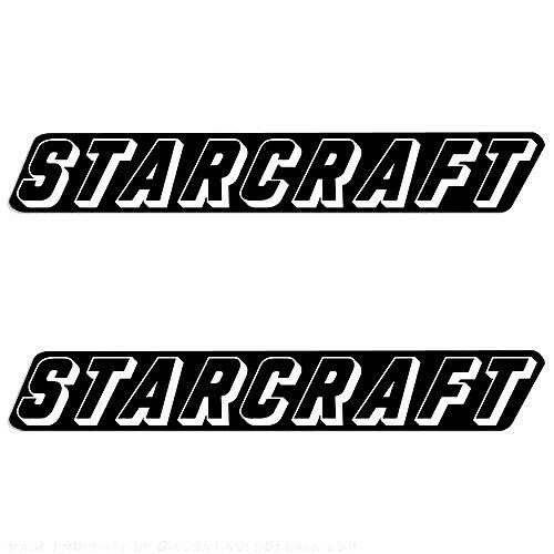 Starcraft Boat Yacht Decals 2PC Set Vinyl High Quality New Stickers OEM