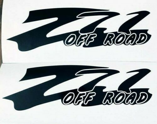 Z71 Off Road Body Tailgate Fender Decals 2PC Set Body Silverado Tahoe GMC Sierra