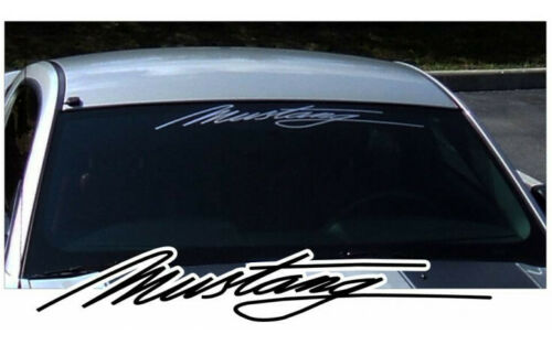 Mustang Script Windshield Decal Fits All Models 5.0 Svt Cobra