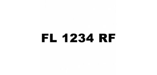 " Boat Registration Numbers " Boat Marine Decals (Set of 2) - OEM New Oracle