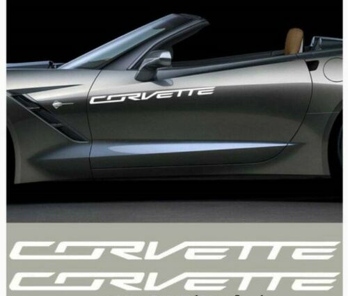 Chevrolet Corvette Stingray Z06 Hood Body Door Decal New 2PC Set Z06