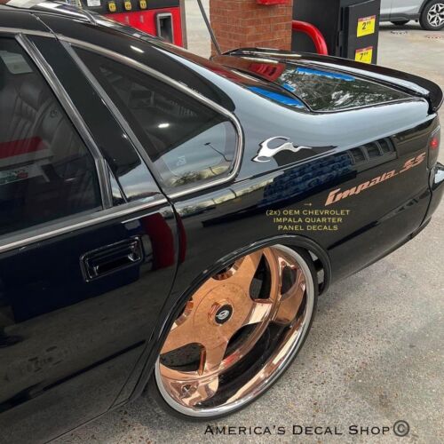 Chevrolet Impala Quarter Panel Body Decal Sticker New Custom 2pc set fits Impala
