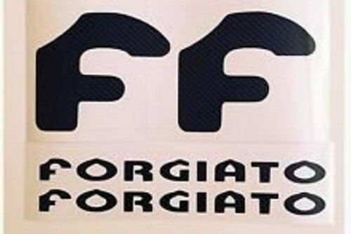 Forgiato Wheels Decal Window Body Logos Satin Metallic 4PC Set Custom USA New