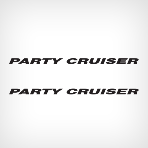 " Sun Tracker Party Cruiser " Boat Marine Decals (Set Of 2) - OEM New Oracle