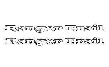 " Ranger Trail " Boat Trailer Decals (Set of 2) - OEM New Oracle