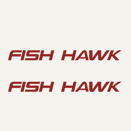 Fish Hawk Crestliner  Boat Marine Decals (Set Of 2) - OEM New Oracle * -  KLP Customs