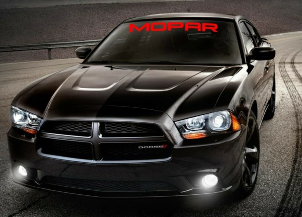 MOPAR Window Windshield Decal Dodge RT 2000-2020 HEMI SXT Challenger Banner OEM