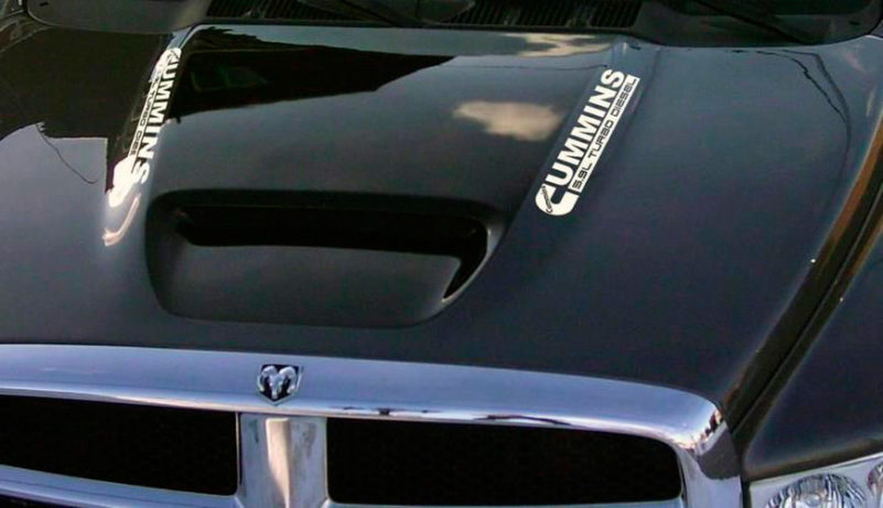 OEM Cummins 5.9L TURBO Diesel Power Ram Hood Decals New 2PC Set