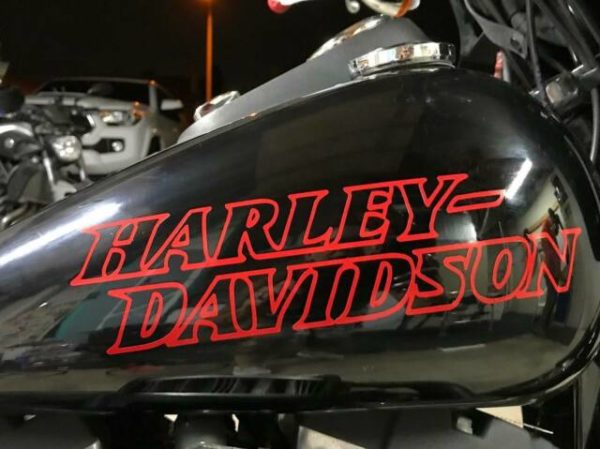 OEM Harley Davidson Motorcycle Gas Tank Decals 2PC Set New Custom Colors