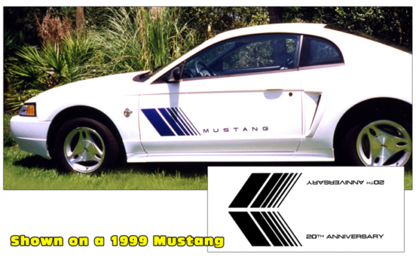 1984 Mustang Fader Decal Set - 20TH Anniversary Part # N206-20