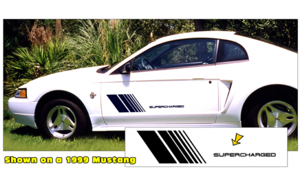 Mustang Fader Decal Set - Supercharged Name Part # N206SC