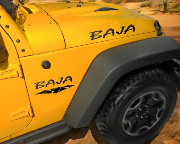OEM Jeep Baja Decal Kit 4PC Set Hood Fenders New Oracle Mopar
