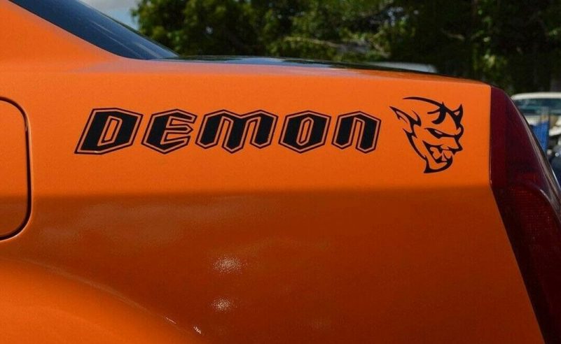 Dodge Demon Body Decal Sticker New Custom 2pc fits challenger charger mopar Srt