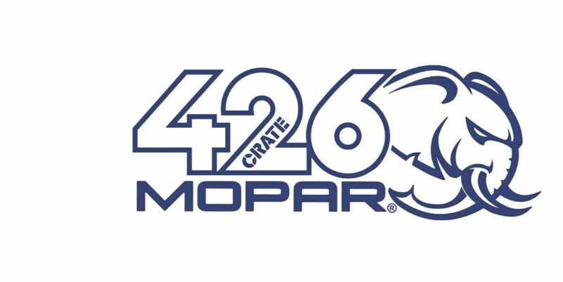 Mopar 426 Crate Decal For Body Windows Challenger Charger Hellcat Ram 2PC Set