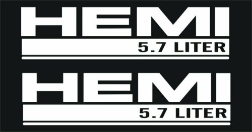 Hemi 5.7 Body Decal Stickers OEM 2PC Set New Fits Fender Doors Quarter Panel