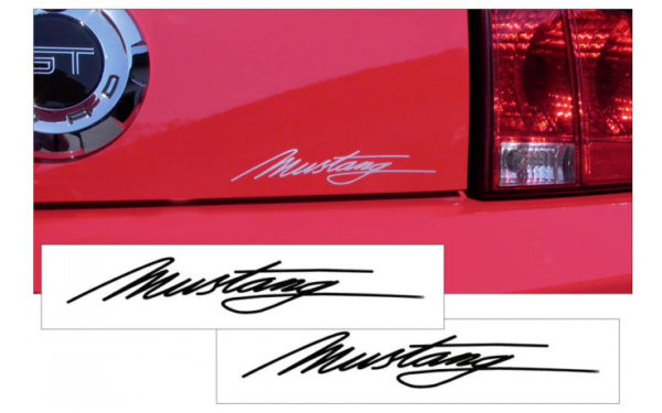 Mustang Script Decal Set - OEM Part # N543