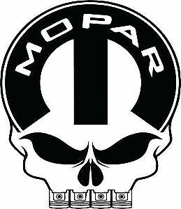 Mopar Skull Door Body Decal New Custom 2pc fits challenger ram hemi srt dart