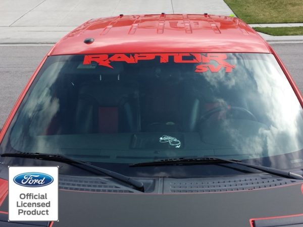 2010-2014 FORD RAPTOR WINDSHIELD DECAL BANNER STICKER OEM